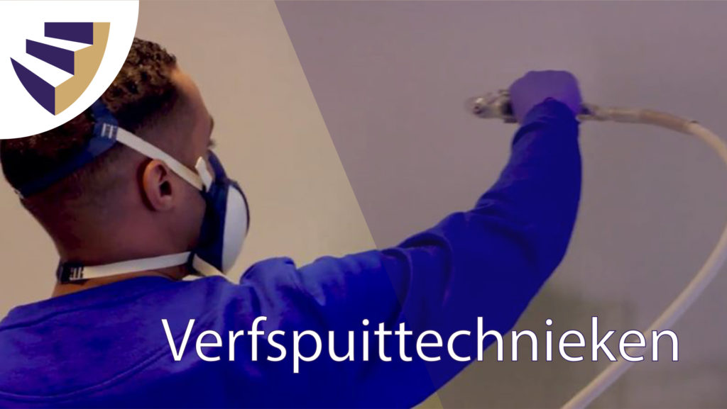 Tijdens de training verfspuittechnieken