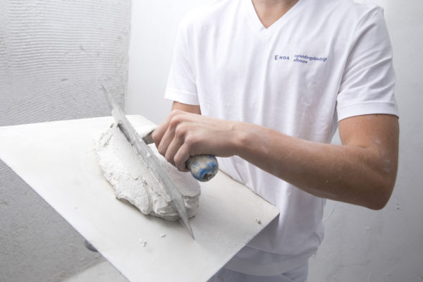 Entree richting stukadoren - examen